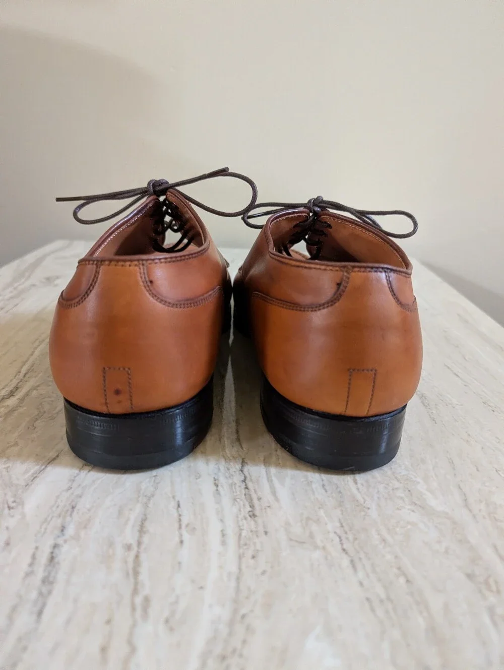Alden 962 Norwegian Front Blucher  Burnished Tan Calf USA Men’s Shoes 11 D/EE